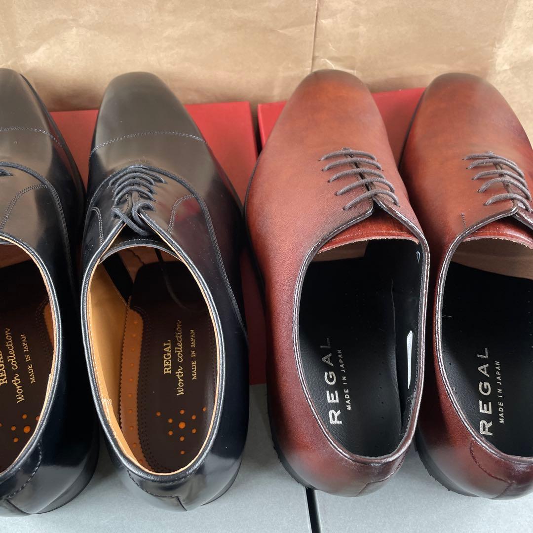 リーガル 911Rブラック 24GLブラウン 25.5CM 2足セット - メルカリ