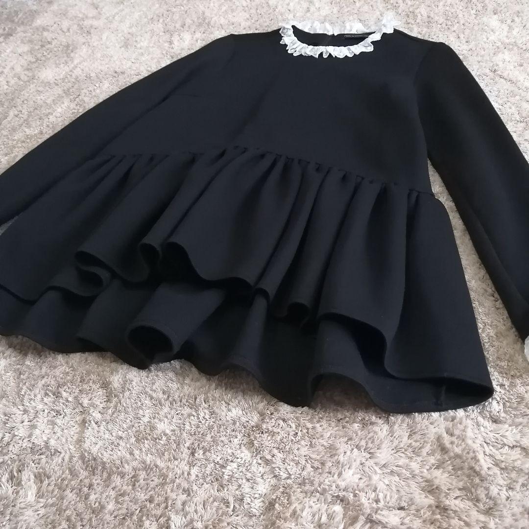 ツルバイマリコオイカワ レースペプラムカットソー Eloise エロイーズ