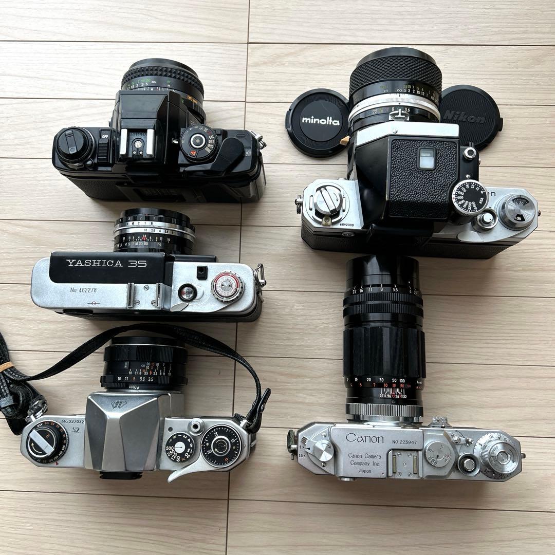 ジャンク フィルムカメラ 5台セット レンズ付き - メルカリ