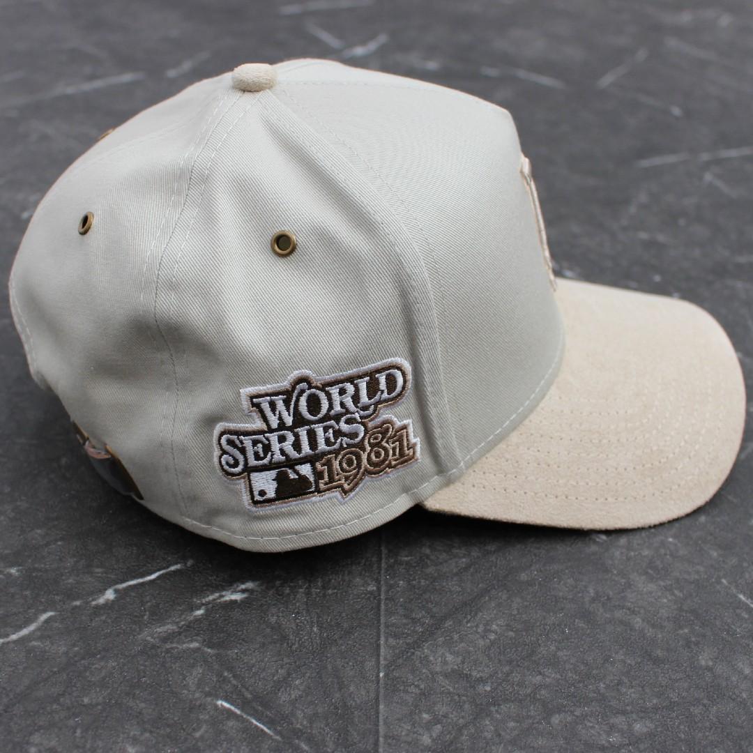 海外モデル NEW ERA LA ドジャース キャップ 上品 スエードバイザー