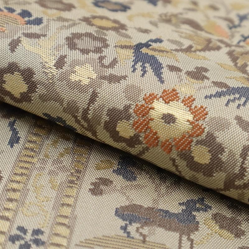 《袋帯■西陣『高島織物』本袋◆経錦■ペルシャ更紗◆正絹着物◆FY2-10》