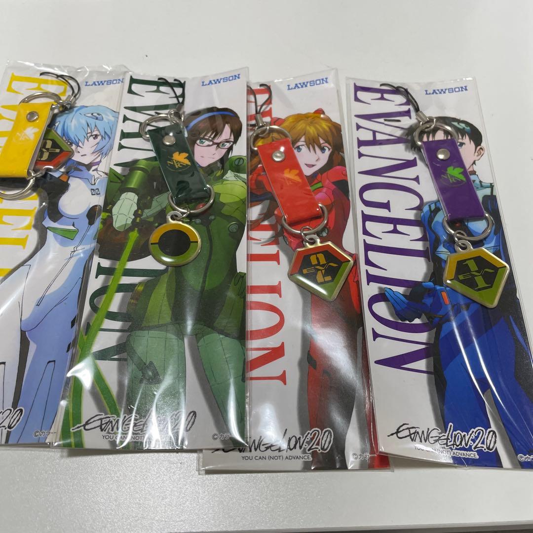 エヴァンゲリオン キーホルダー ローソン 限定 全4種コンプリート