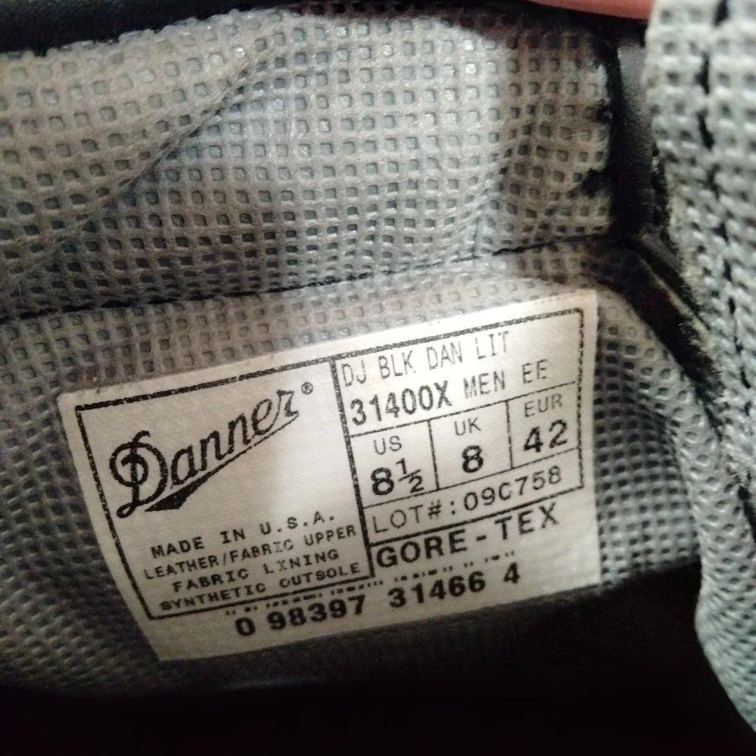 Danner　ダナーライト　ハイカットブーツ　31400X 26.5cm 黒