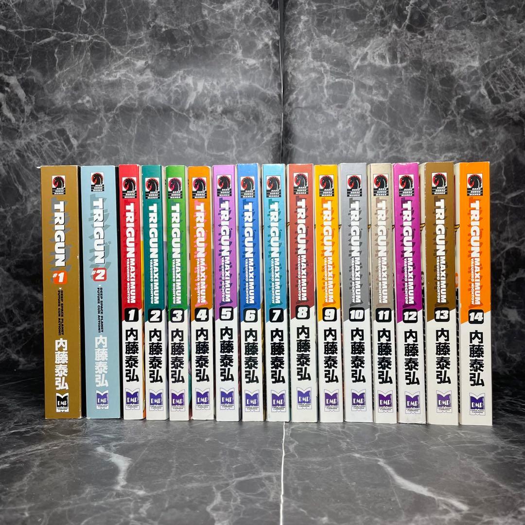 トライガン トライガンマキシマム　全巻　英語版 トライガン・マキシマム マンガ 1-14巻 (END) フルセット 英語版