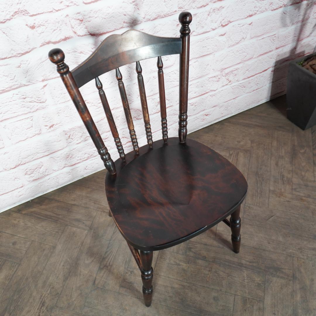 北海道民芸家具 ダイニングチェア HM626 ウィンザー スピンドル b