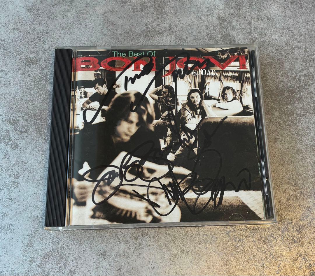 BON JOVI The Best Of 「クロスロード」直筆サイン入り BON JOVI The Best Of 「クロスロード」直筆サイン入り Bon Jovi Cross