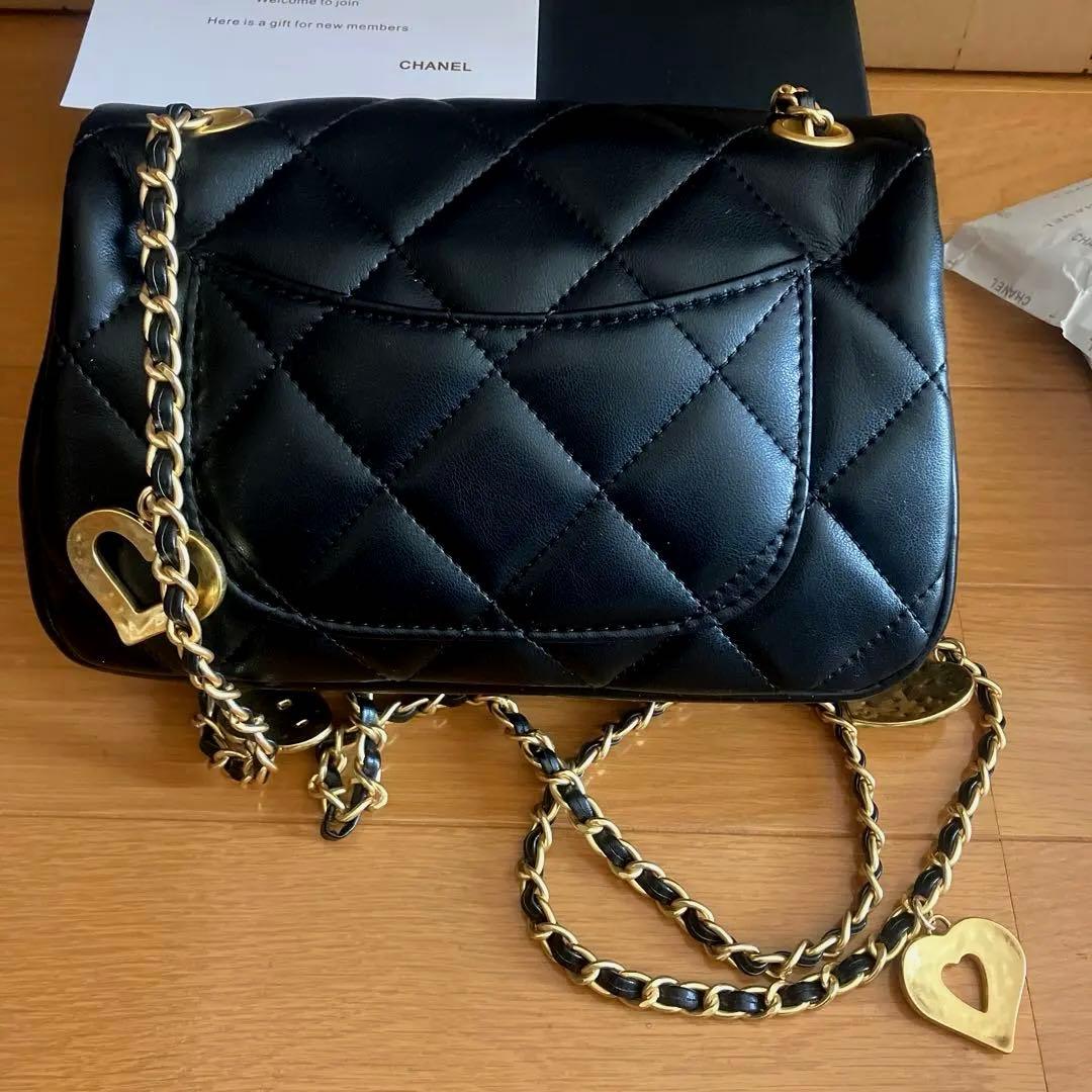 CHANEL ショルダーバッグ ハートチャーム ノベルティ - メルカリ