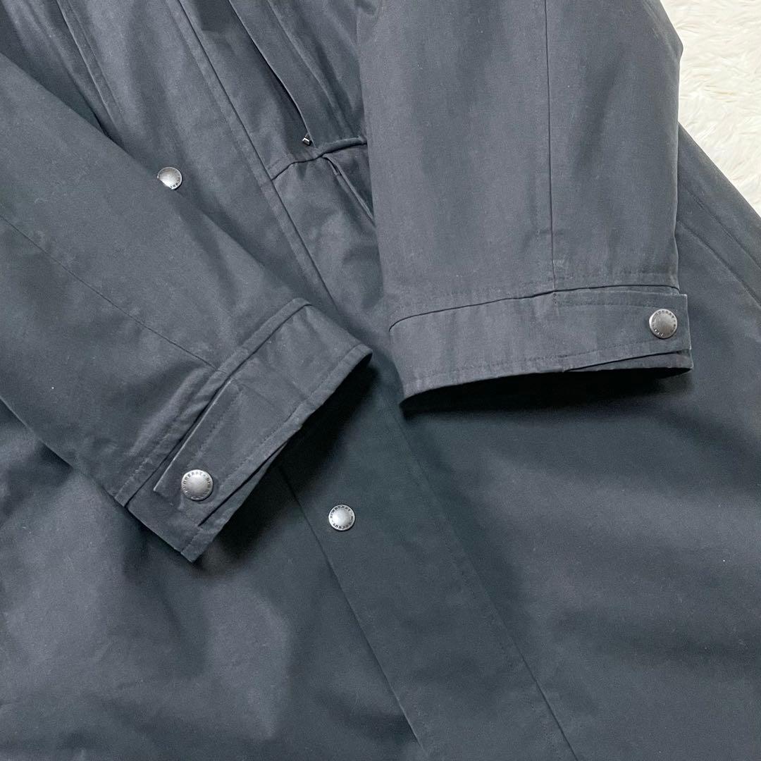 美品】バーバリーロンドン フーデッドコート XLダウンライナー ノバ