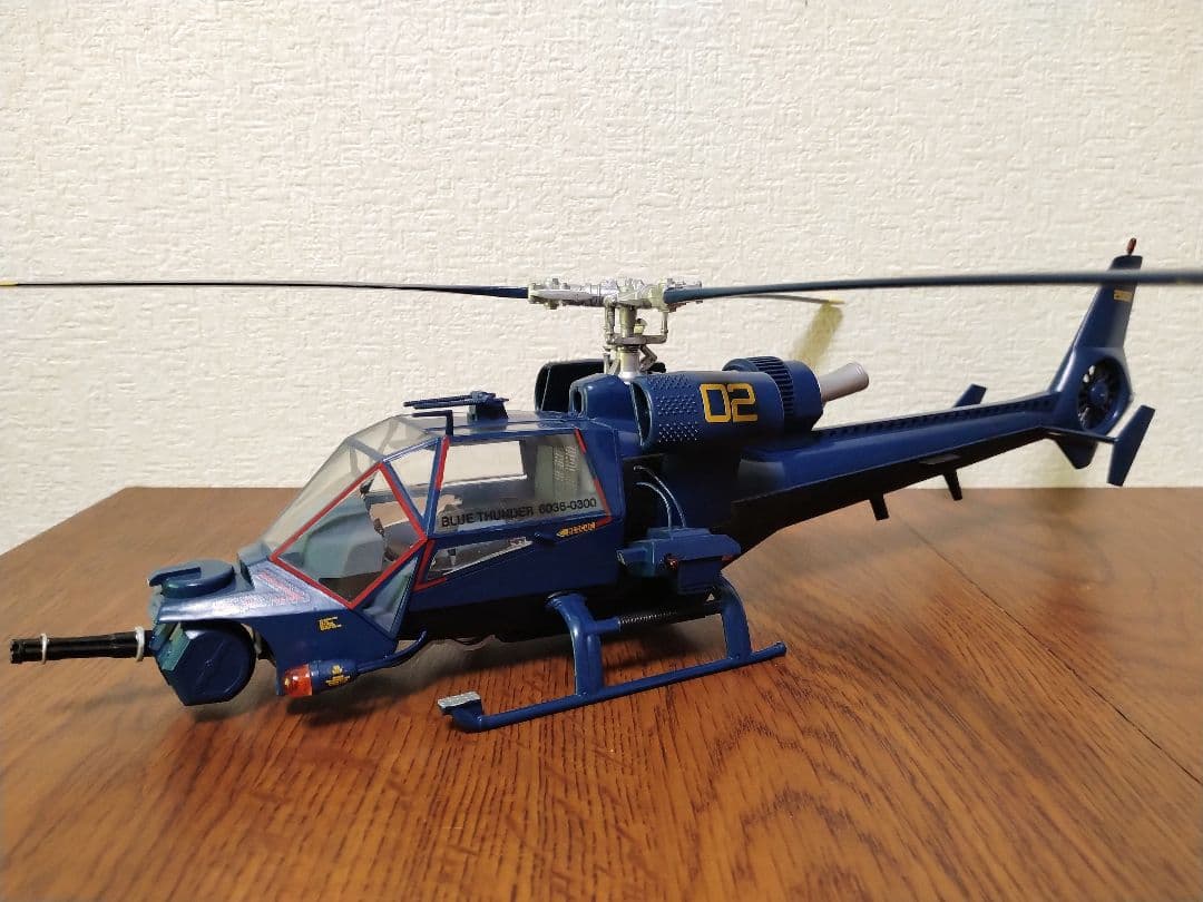 ブルーサンダー 1/32 プラモデル完成品(ジャンク扱い)|mercariメルカリ