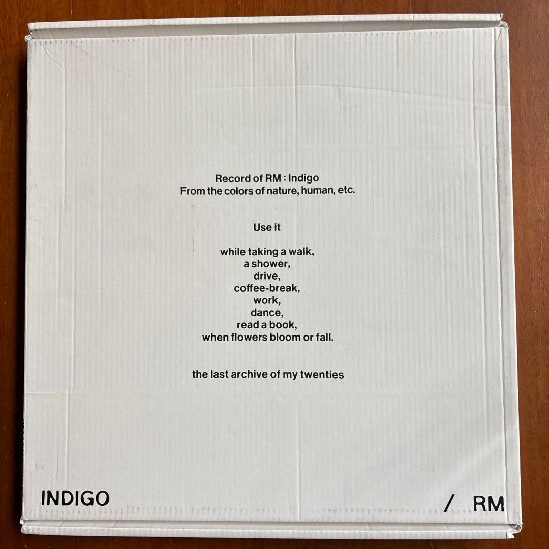 user_a94787f7 　BTS RM INDIGO LP jp.ktown4u.com : RM (BTS) - [Indigo] (LP)