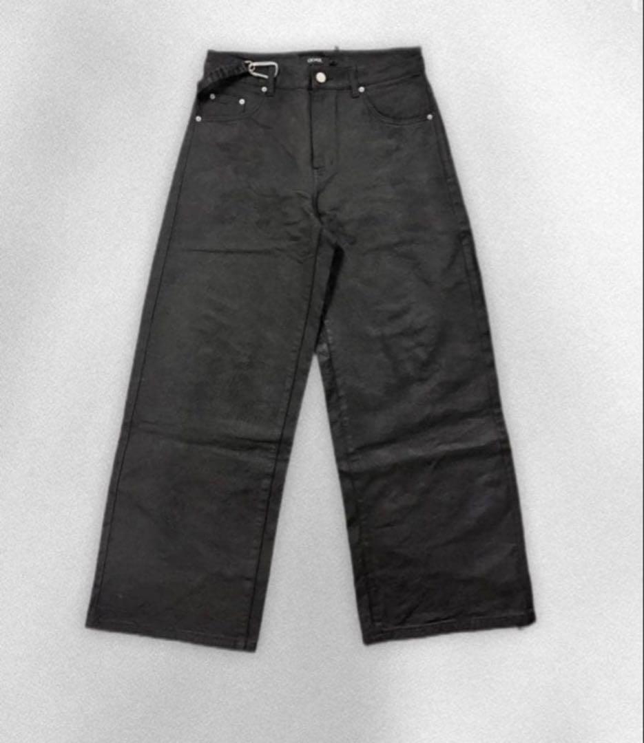STRAPPED BAGGY OIL PANTS goar.archive新品M - メルカリ