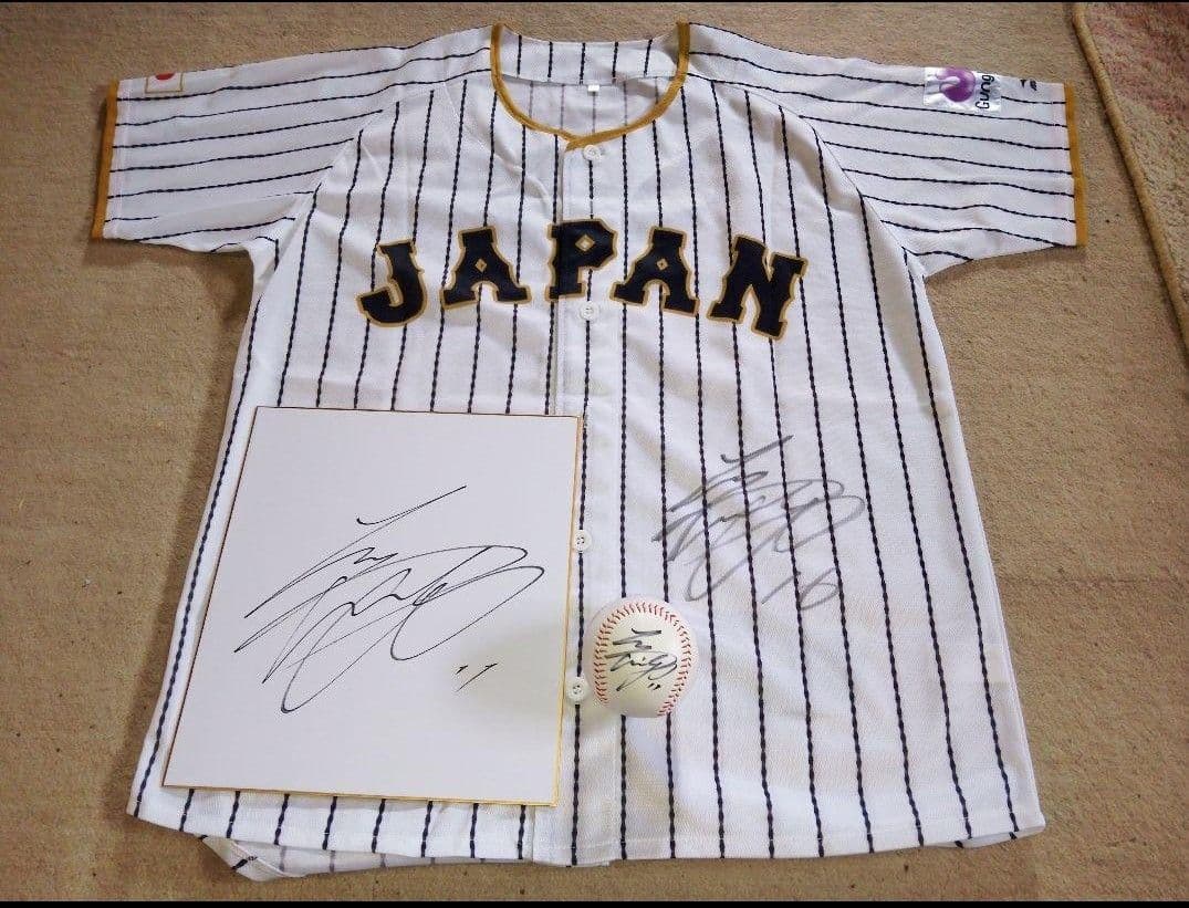 侍ジャパン 大谷翔平 直筆サインユニフォーム サインボール サイン色紙