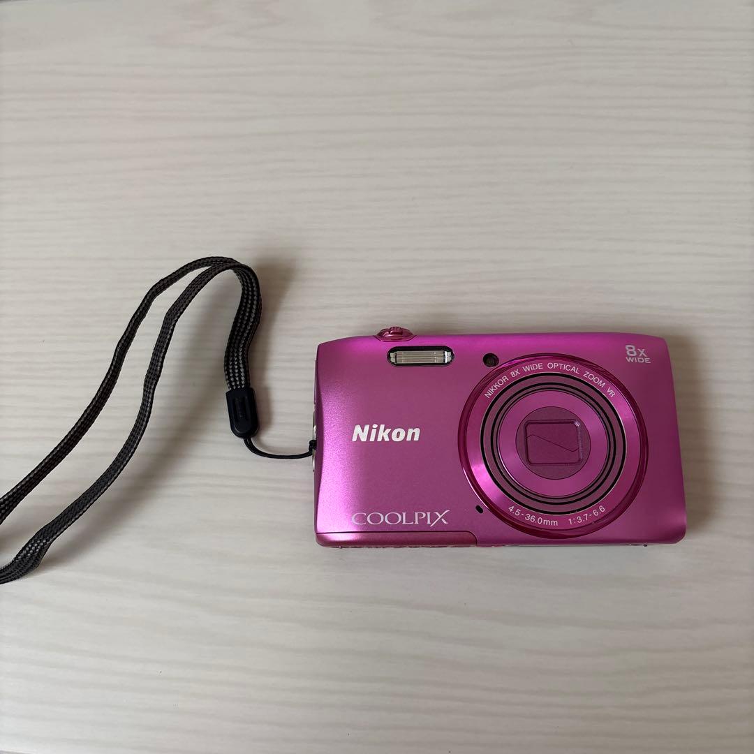 Nikon カメラ COOLPIX S3600 ピンク コンパクトデジタルカメラ - メルカリ