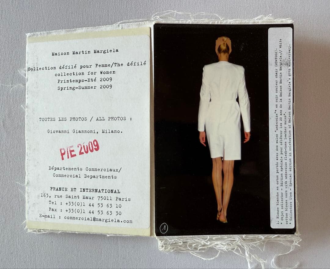マルタンマルジェラ 本人期ラスト2009SS コレクションルックブック