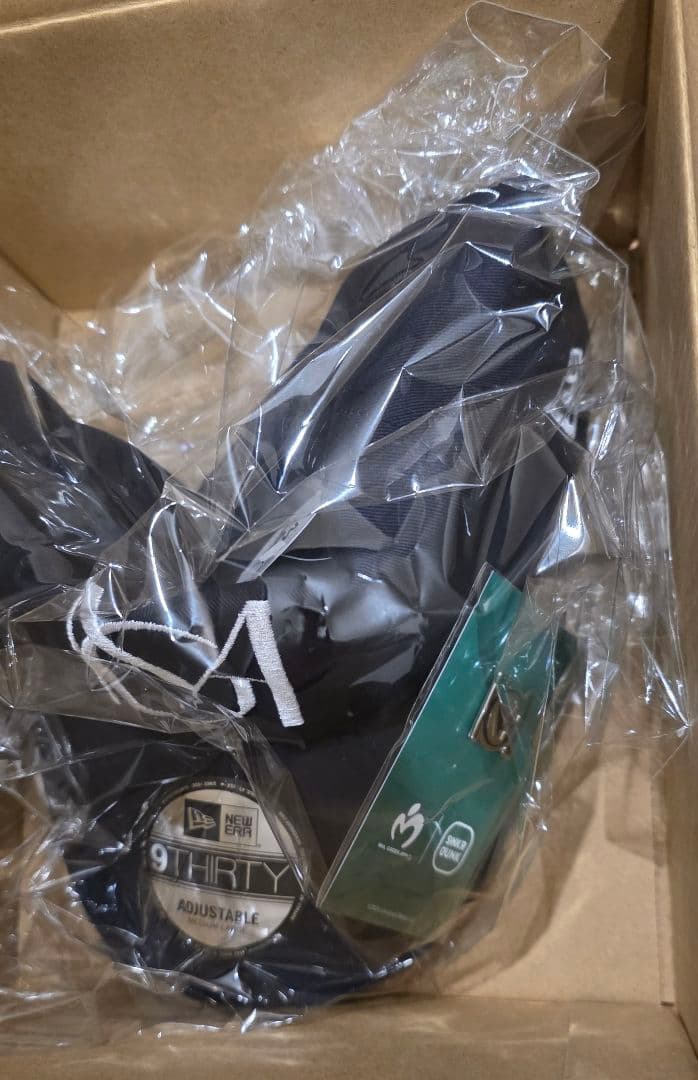 新品未使用ミセス スニダン キャップ ニューエラ ネイビー ピンズ付き