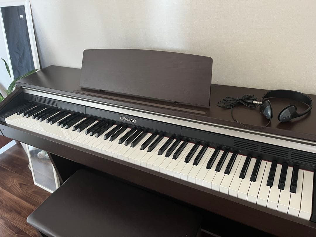 CELVIANO ダークブラウン 電子ピアノ カシオ