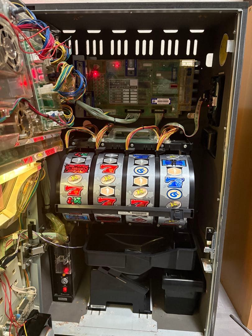 液晶難あり】パチスロ 山佐 初代バイオハザード コイン不要機付き