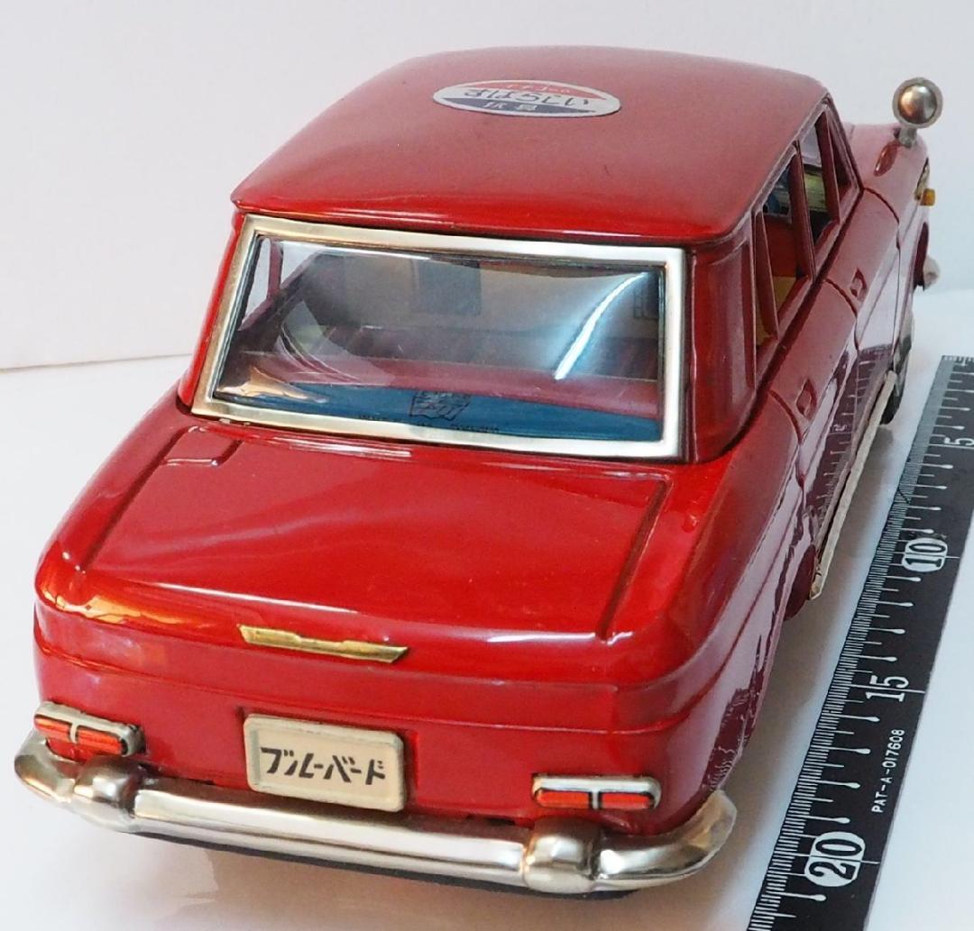 イチコー【ダットサン ブルーバード410赤 動作不良】当時物ブリキ製