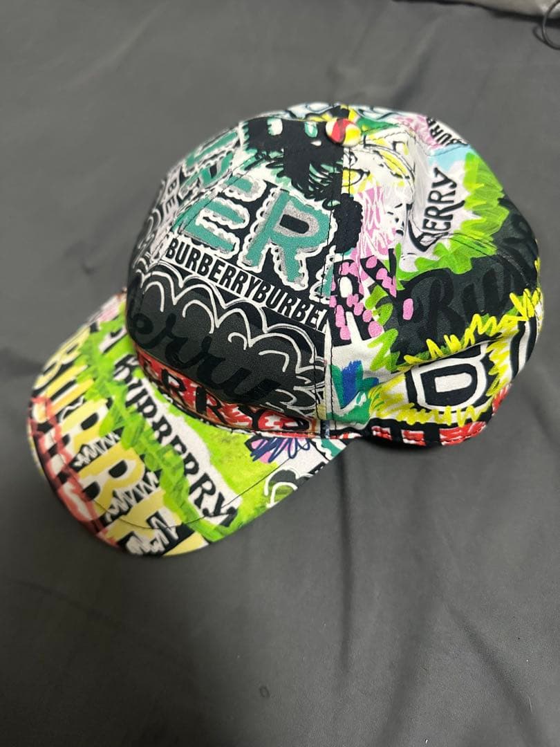 ら*ん様 BURBERRY カラフルベースボールキャップ M/L - メルカリ