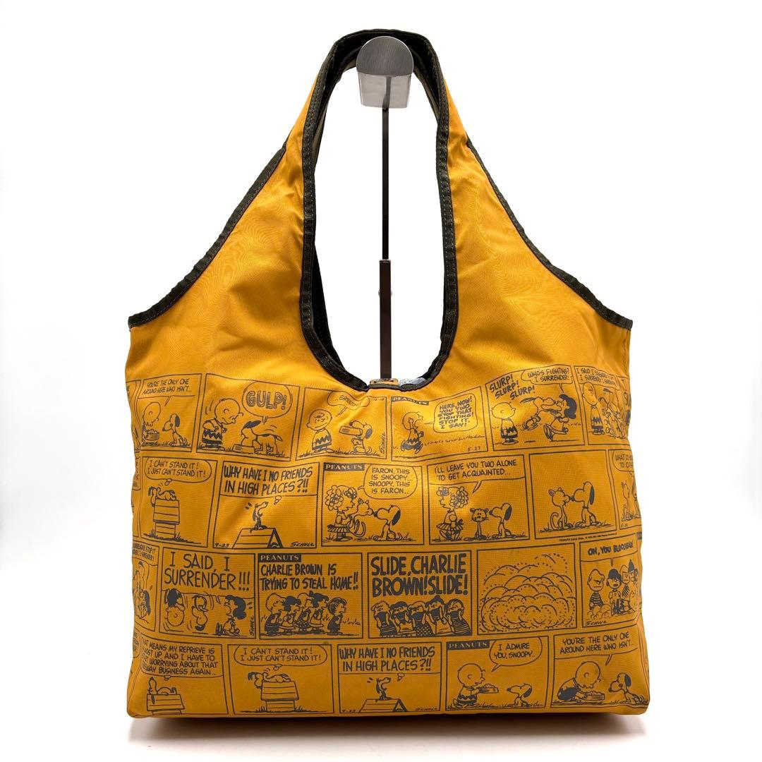 未使用保管品】ハンティングワールド エコバッグ ピーナッツコラボ