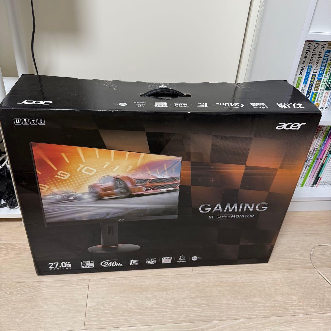 美品 Acer ゲーミングモニター XF270H Abmidprzx 240hz - メルカリ