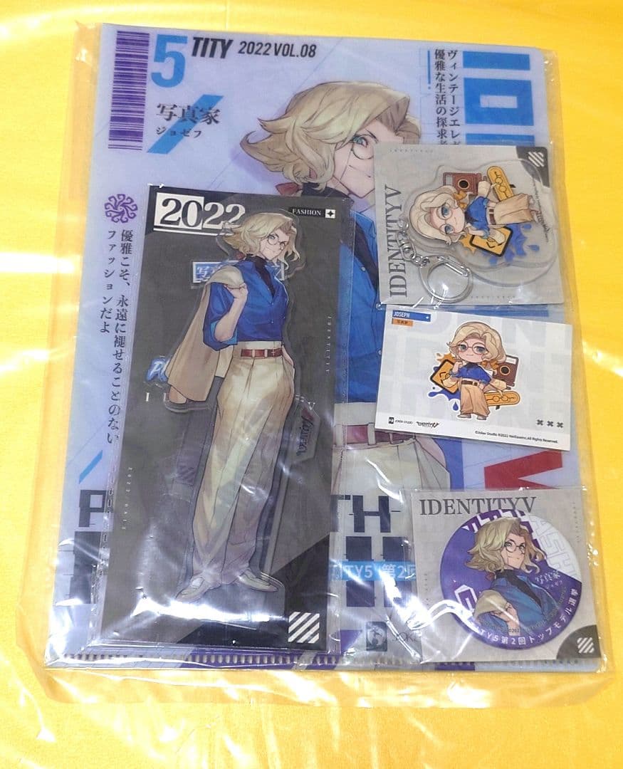 第五人格 写真家 ジョゼフ モデルシリーズ 夏コミ 缶バッジ アクリルスタンド 自由に選べる受注販売ブランド「セレクト×コレクト（select×collect