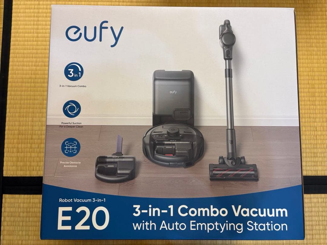 未使用　Anker Eufy E20 3-in-1 ロボット掃除機 Eufy Robot Vacuum 3-in-1 E20 | ロボット掃除機の製品情報 | Anker