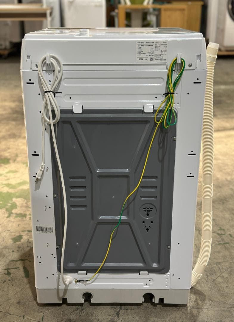 東芝 全自動洗濯機 AW-45GA4(W) 4.5kg 2024年製