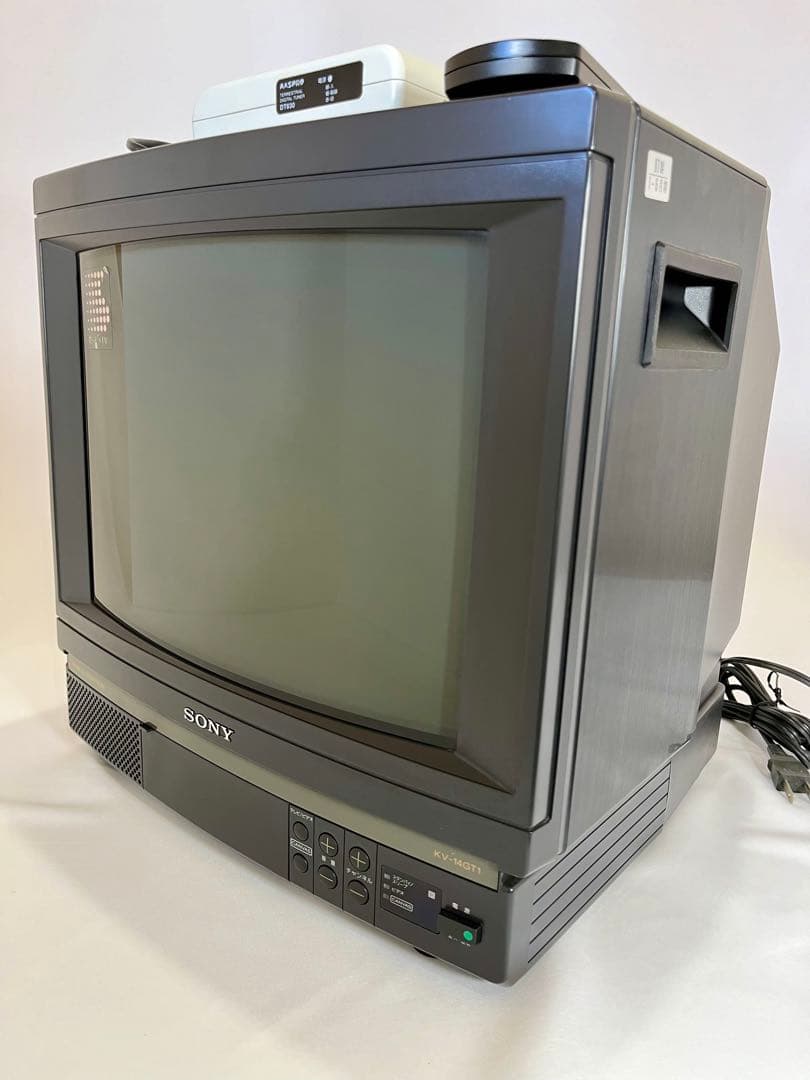 昭和レトロ】ソニー ブラウン管 14型カラーテレビ 地デジチューナー付