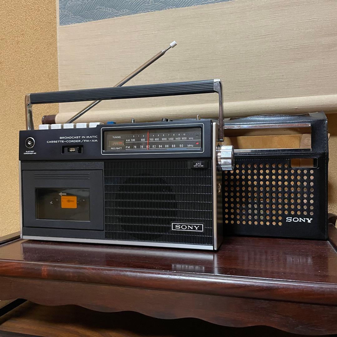 SONY／ソニー／ラジカセ／CF-1500／メンテナンス済み／メンテセット付属