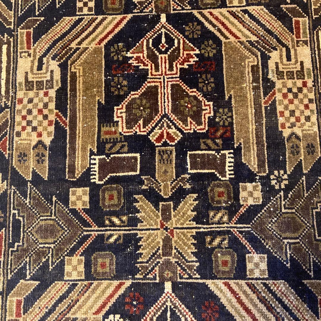 トライバルラグ バルーチ ランナーラグ①ヴィンテージラグ バルーチ