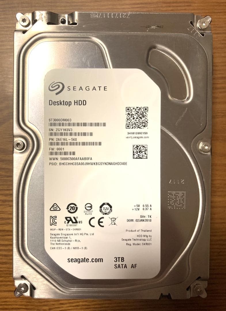 Seagate シーゲート ST3000DM003（3.5 HDD 3TB） Amazon | Seagate デスクトップ HDD ST3000DM003 3TB 5900RPM 64MB