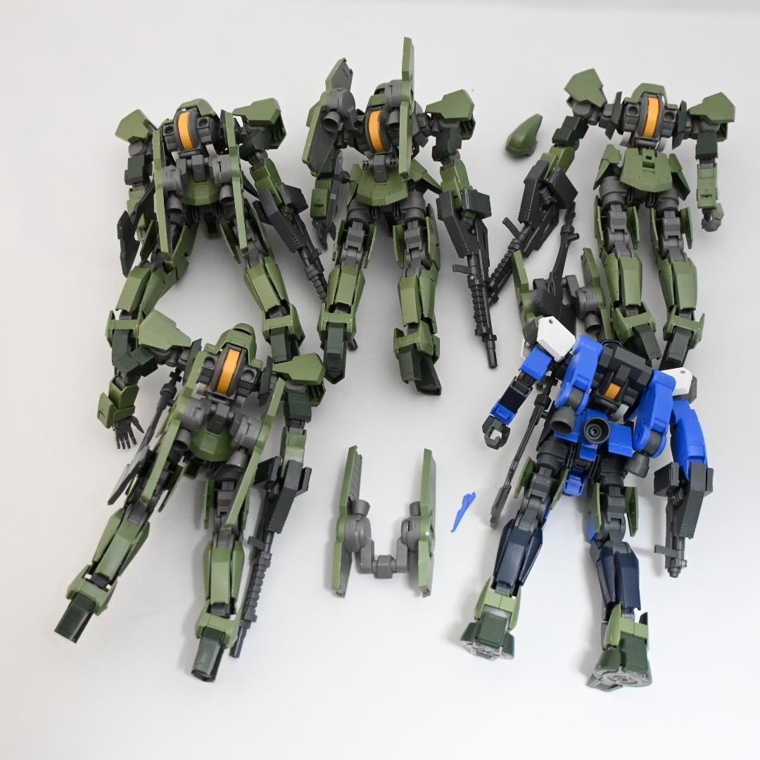 ガンプラ 1/100 グレイズ 5体セット 鉄血 ジャンク まとめ 送料込