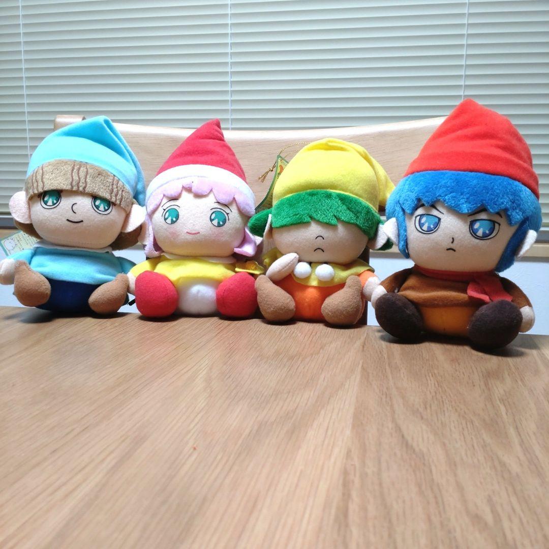 超希少・当時物】とんがり帽子のメモル ぬいぐるみ 4種 タグ付 1993年