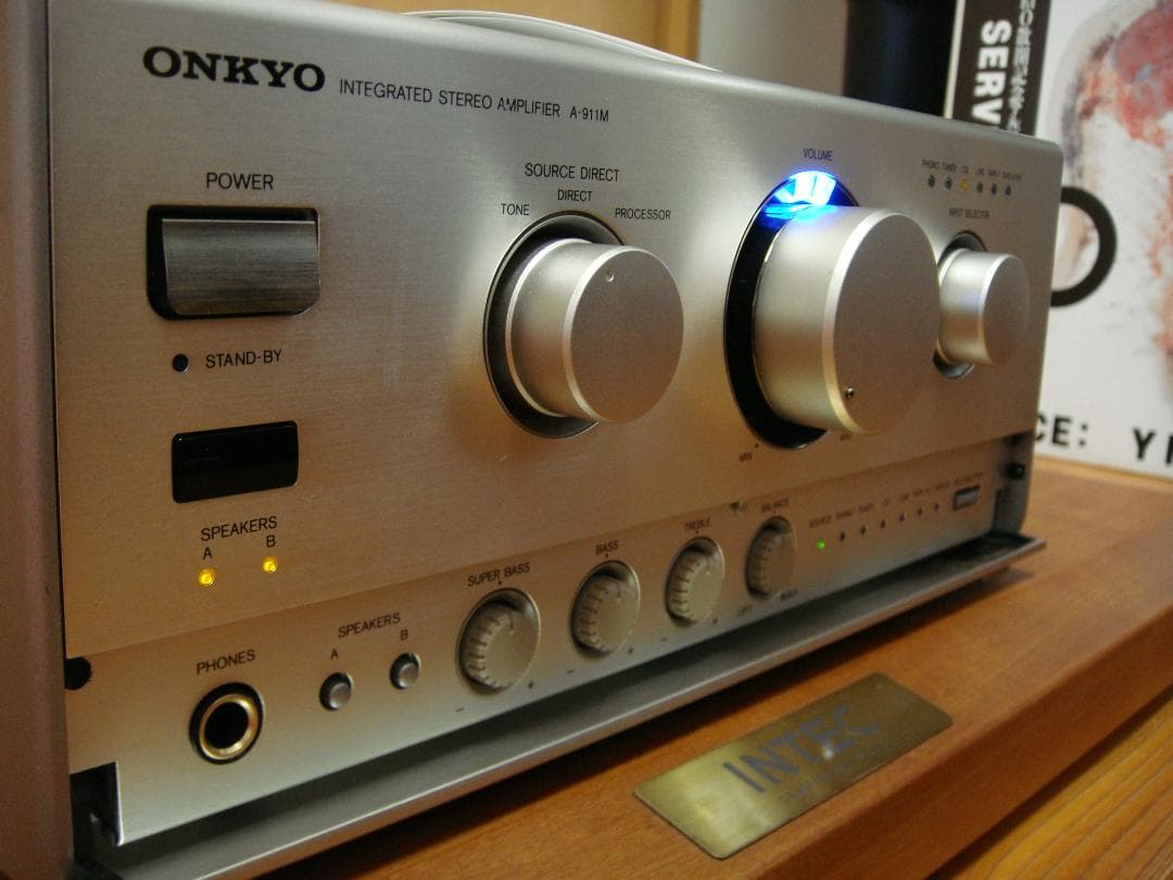 整備済 程度良 ONKYOオンキョー INTEC275アンプ A-911M取説付 - メルカリ