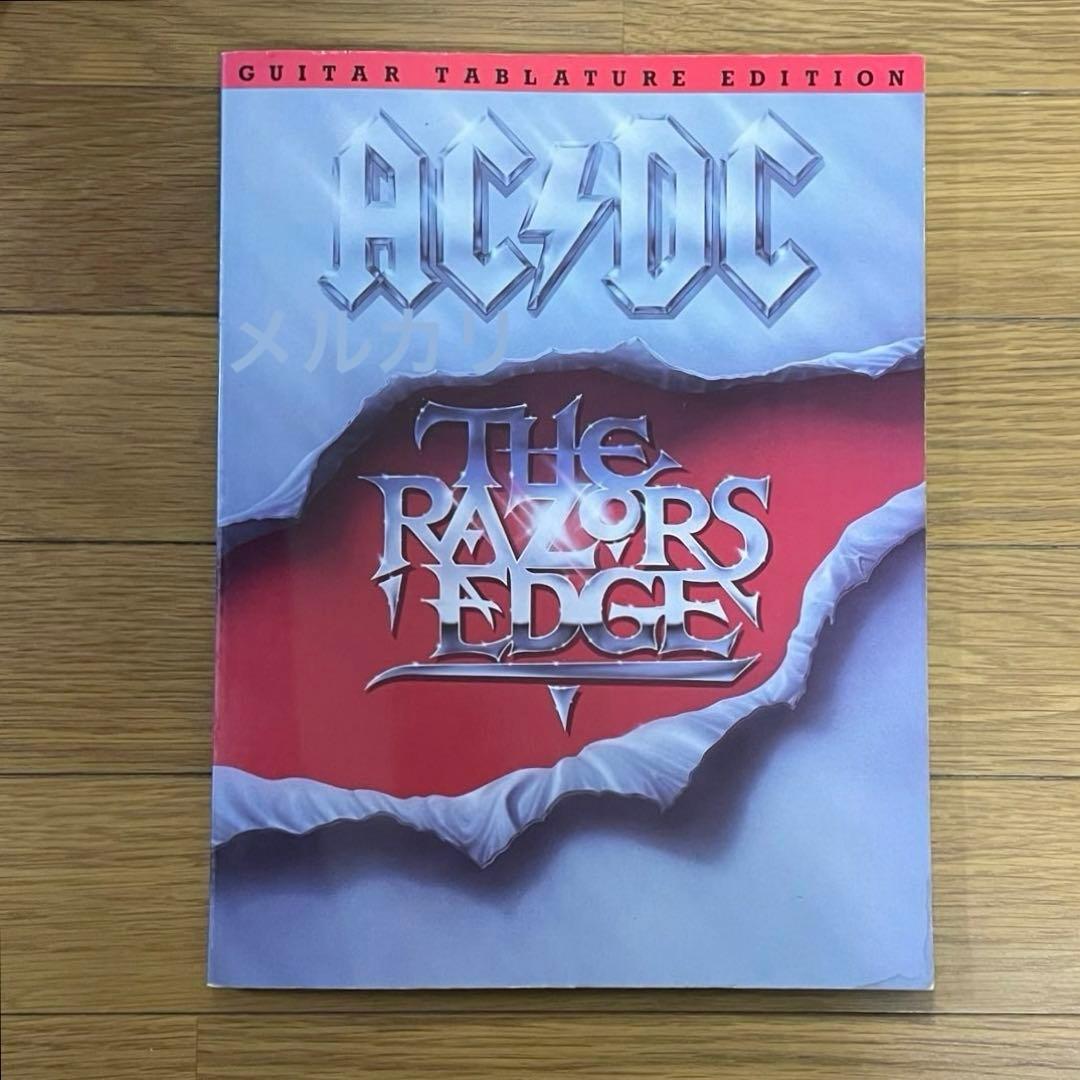 ギタースコア AC/DC THE RAZORS EDGE Play Official version of The razors edge Sheet Music by AC/DC for