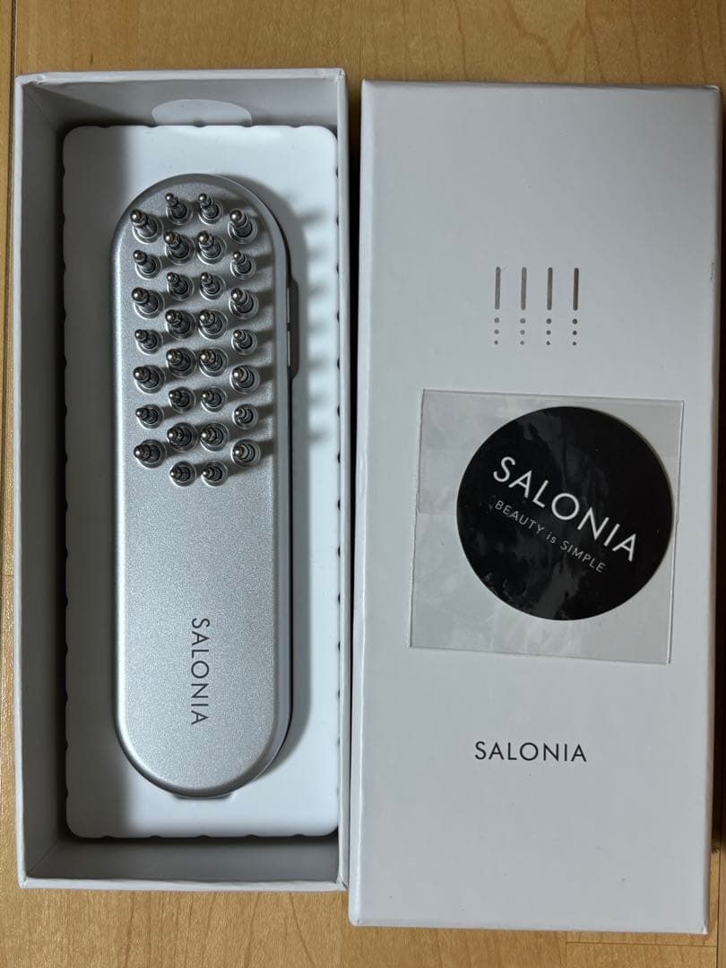 サロニア SALONIA EMS LIFT BRUSH シルバー