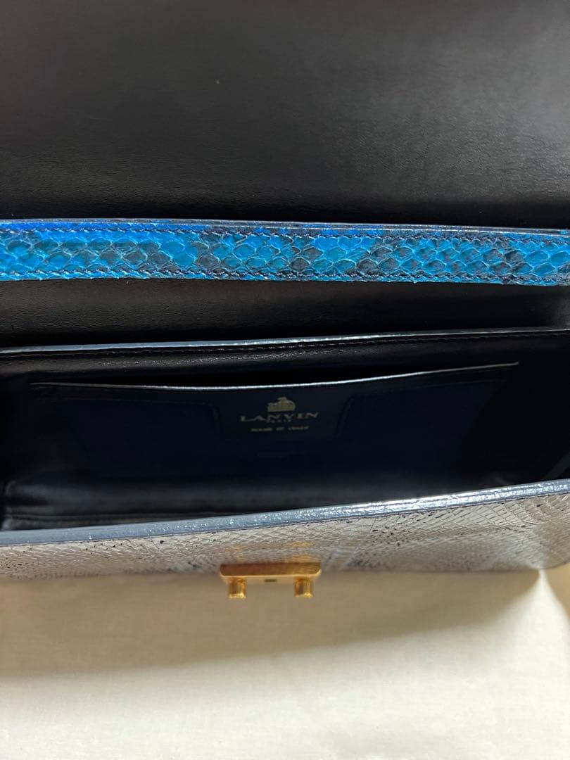 LANVAN Python Bag アルベールエルバス クラッチバッグ