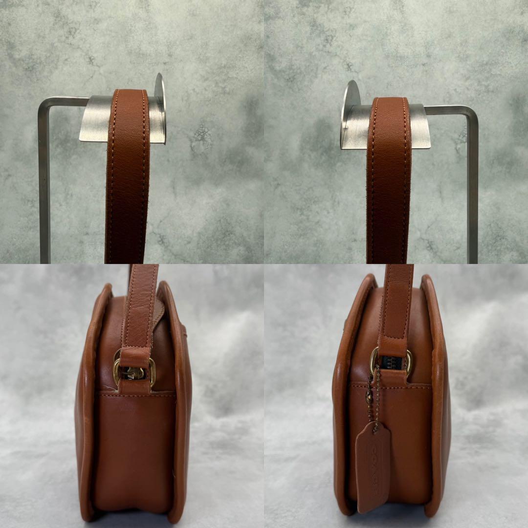 COACH オールドコーチ ショルダーバッグ レザー ブラウン クロスボディ
