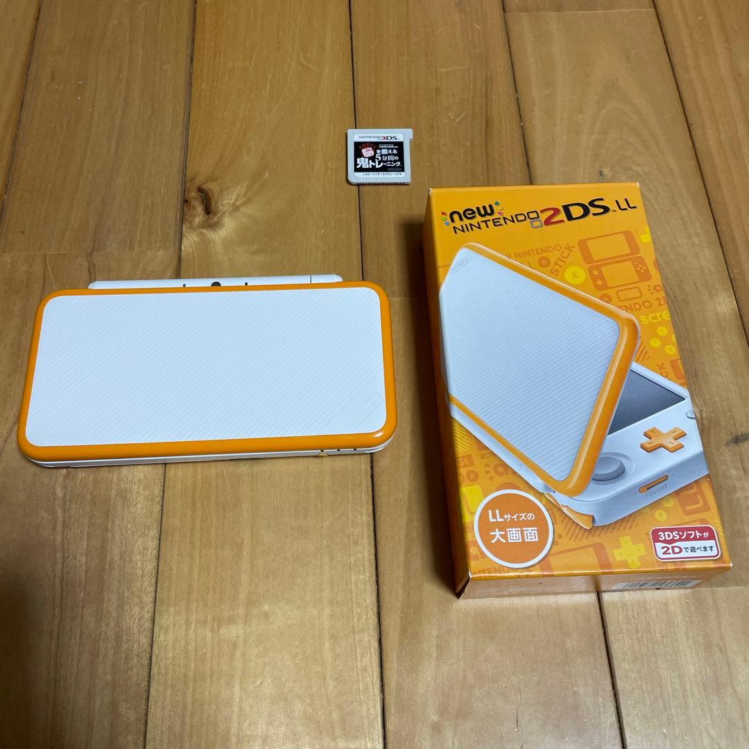 New 2DS LL ホワイト/オレンジ 本体 - メルカリ