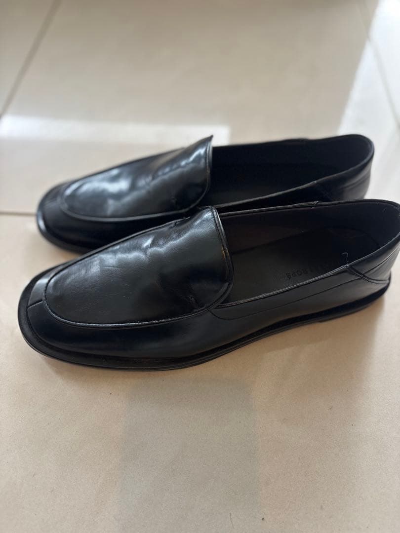 ADAM ET ROPE' ミニマルデザインローファー 23.5㎝ ブラック - メルカリ