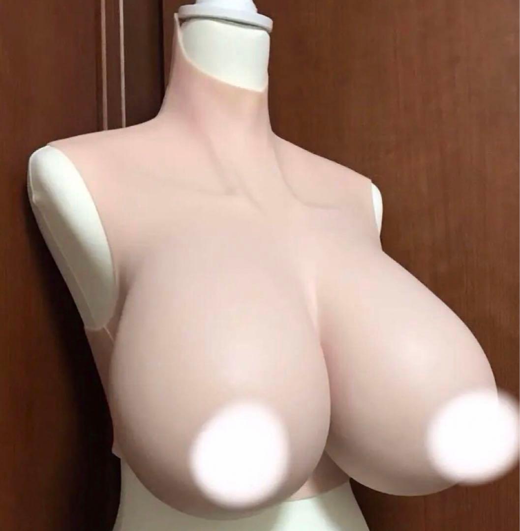 シリコンバスト 人工乳房 偽乳 コスプレ 女装 ジェルタイプ Amazon | KUMIHO 定番商品 シリコンバスト ハイネック 高襟 人工乳房