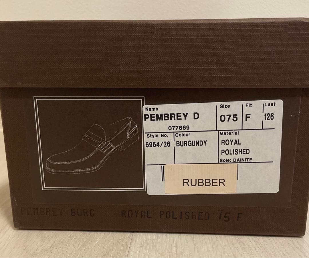 最終【美品】church's チャーチ　バーウッド(24.5cm)木製キーパー付