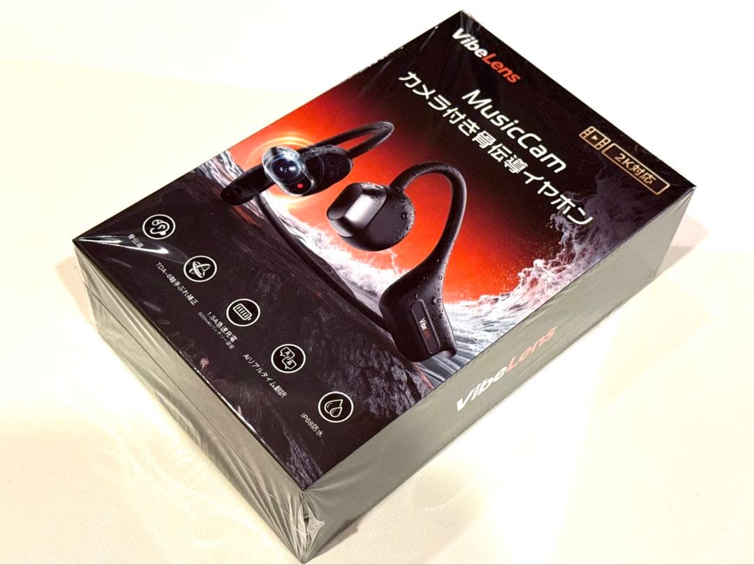 MusicCam】カメラ付き骨伝導イヤホン・VibeLens AI - メルカリ