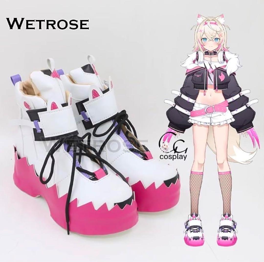 モココ フルセット ウィッグ 衣装 靴 耳 シッポ ホロライブ - メルカリ
