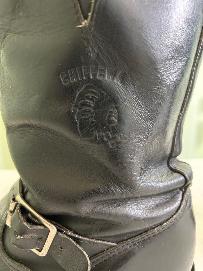 日曜日まで特別値下 チペワ CHIPPEWA 70s プリント黒タグ約10.5D