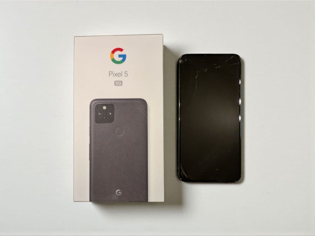 Google Pixel 5 ブラック 箱付き　ジャンク ジャンク品 Google Pixel 5 ブラック 本体 - メルカリ