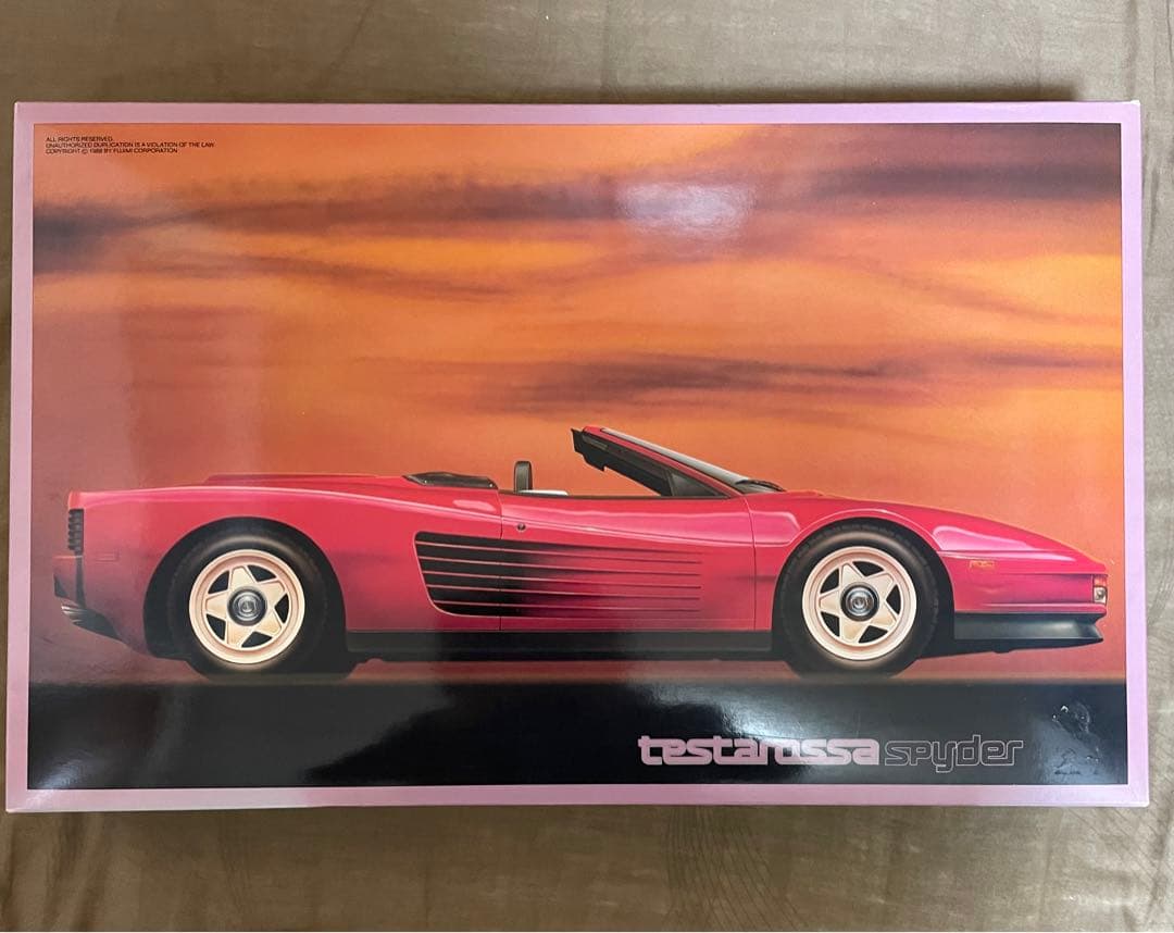 テスタロッサ スパイダー 1/16 スケール フジミ ビックスケール