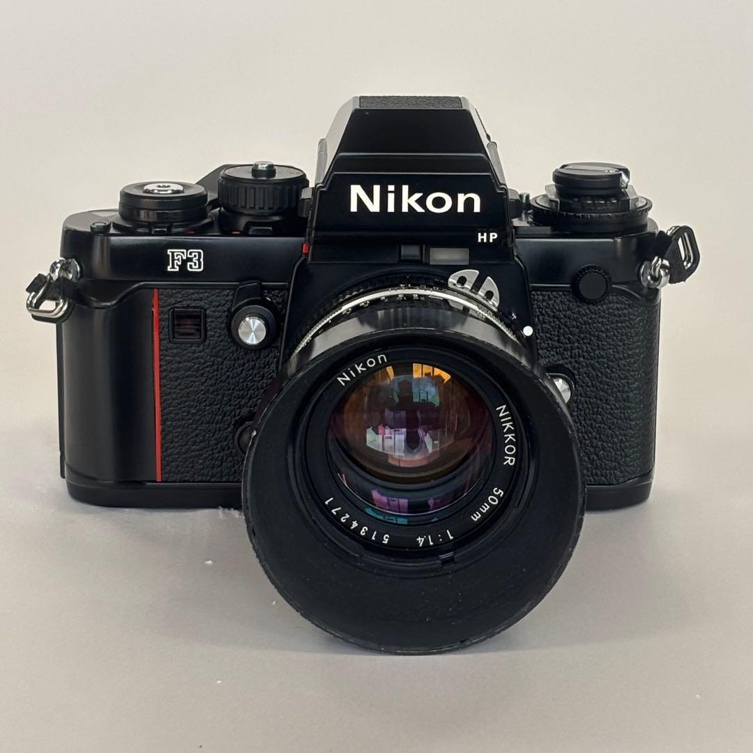 ジャンク品　Nikon F3 HP 一眼レフカメラ Nikkor 50mm Nikon F3 HP with 50mm f/1.4 – Film Supply Club
