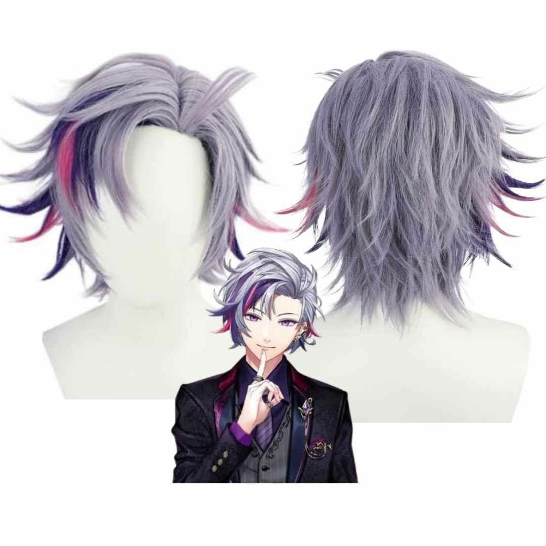 不破湊 ウィッグ コスプレ にじさんじ ライバー 白 58cm【残5限定